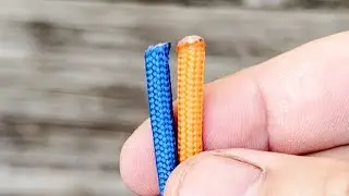 How to tie ropes together in a secure way. Learning to tie knots