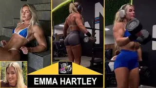 Emma Hartley #1 - Side Lat + Front Deltoid Raises, Bicep Curls and Various Lower Body Exercises
