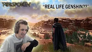 xQc Reacts to Forspoken Trailer (New Open World RPG Game PS5 2022) with Twitch Chat