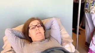 Jen getting Stem Cell