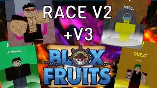 **TUTORIAL** HOW To UNLOCK Race V2 and V3 In Blox Fruits (roblox)