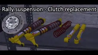 My Summer Car | Rally Suspension | Burnt clutch replacement