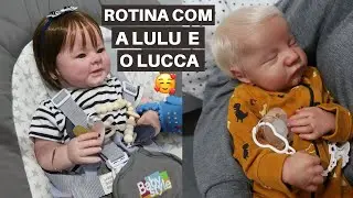 ROUTINE WITH REBORN BABIES LUIZA AND LUCCA!
