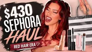My $430 Sephora Haul + New Red Hair Era