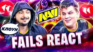 NAVI DOTA2 React to their Fails and Highlights​ (Challenge)