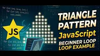 Right Triangle Star Pattern ⭐ | JavaScript Pattern Printing