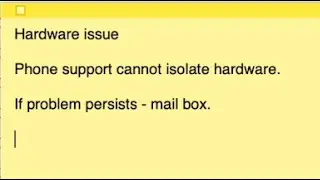 2068. Apple's Senior Advisor, "It is a Hardware issue"