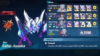 HI3 SEA - EX Abyss Red Lotus: Saha Assaka 422D 748 pts