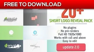 Short Logo Reveal Pack | After Effects Template | Free Download