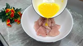 This is the tastiest chicken breast I have ever eaten! Simple, cheap and very juicy!