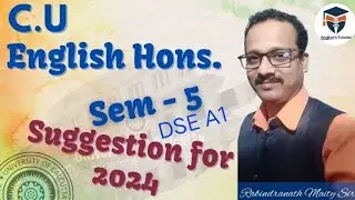 Last Minutes' Suggestion-2024 for C.U.Eng.Hons.Sem-5,DSE A1@AngikarTutorial-qp4go