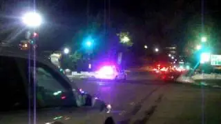 Washington DC - Police 'lights on'.