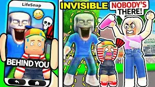 I INVISIBILITY Trolled KAREN In Roblox SnapChat!  (Roblox LifeTogether RP🏠)