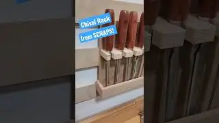 DIY Chisel rack from scrap wood! 