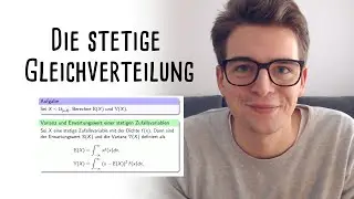 Wie bestimmt man den Erwartungswert und die Varianz der stetigen Gleichverteilung? 🤓