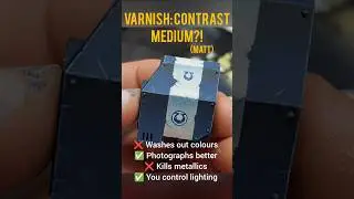 Contrast Medium = Matte Varnish... Is Satin better?