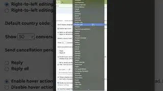 Change Gmail Language