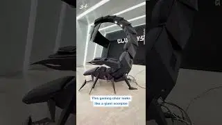 This might just be the coolest gaming chair around! 🦂🔥 