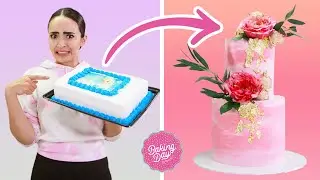 TRANSFORMÉ PASTEL DE 2 DLLS A 500DLLS - PASTEL DE BODA / BAKING DAY