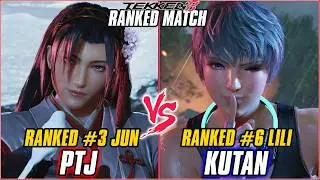 TEKKEN 8 - PTJ (Ranked #3 Jun) vs KUTAN (Ranked #6 Lili) | T8 RANKED MATCHES