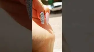 🎀Nail art 2020🦄Holo glitter coffin nail+rhinestones 💅 how to sculpt acrylics video coming soon!