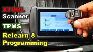 Tire Pressure Monitoring System Sensor PROGRAMMING & TPMS ECU Relearn / XTOOL Scanner & TS100 sensor