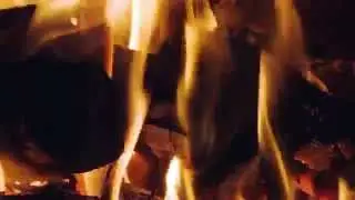 Close Up Fireplace Video Loop