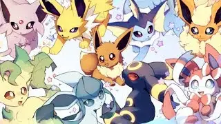 ☆ Drawing ALL Eeveelution Charms  - Part 1【Speedpaint - CLIP STUDIO】