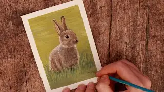 Bunny - Gouache Timelapse