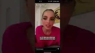 Giovanna Chaves fala que esta passando por momentos de descoberta e esta fazendo aulas.