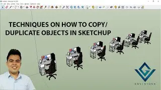 How to Copy/Duplicate Objects in Sketchup I GV Envisions Tutorial