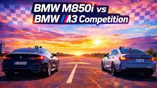 BMW Duell 3! M850i vs M3 Competition - Drag Race