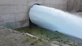 Yozgat çekerek barajı eşsiz su tahliyesi 3