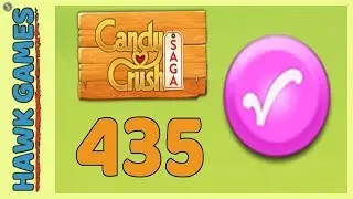 Candy Crush Saga Level 435 Nightmarishly hard (Candy Order level) - 3 Stars Walkthrough, No Boosters