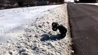 4x4 Slash and Summit on iced over snow