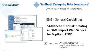 Advanced Tutorial: Creating an XML Import Web Service for TopBraid EDG