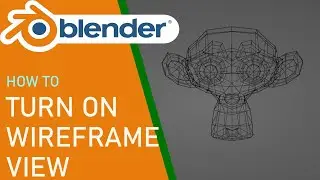 Blender how to turn on wireframe view