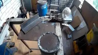 Сварка заглушки внутрь трубы (нижнее положение)