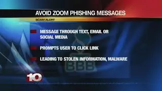 SCAM ALERT: Avoid Zoom phishing