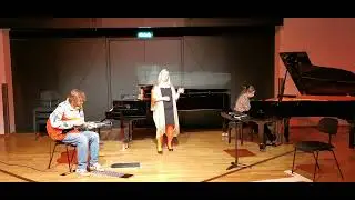 Evy Anstal-Põld, Olena Khaladzhi & Luca Zanoni in Chamber hall of EAMT, 2.11. 2024