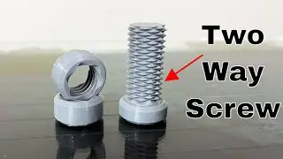 A Screw That Can Be Tightened In Either Direction