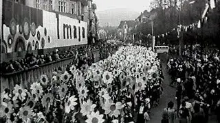 Unikat – pochód pierwszomajowy w Jeleniej Górze w 1976 – Retro TVP3 Wrocław