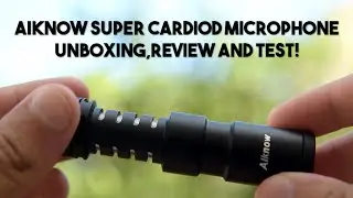AiKnow Super Cardiod Microphone Unboxing, Review and Test!