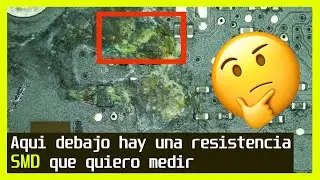 Cómo obtener el valor de una resistencia smd cuando está dañada por sulfatación