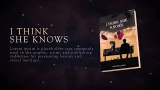 Book cover - Animated promo video - After Effects project #33
