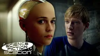 The Android Warns Caleb About His Boss | Ex Machina (2014) | Science Fiction Station