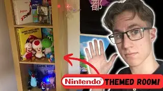 I MADE A NINTENDO THEMED ROOM! *Life Update*