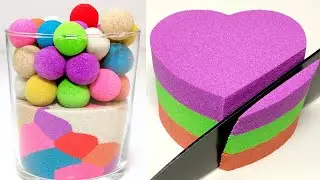 Very Satisfying and Relaxing Kinetic Sand Cutting ASMR  Sand Cutting ASMR