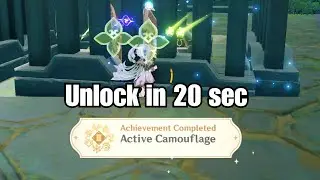 Thanks to Divine Ingenuity, Active Camouflage unlocked in 20 sec