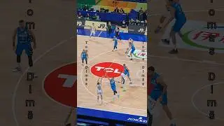 Fast 3! Hockey assist to Tomas Dimsa #fiba #basketball #lithuania #guard #universo #treviso